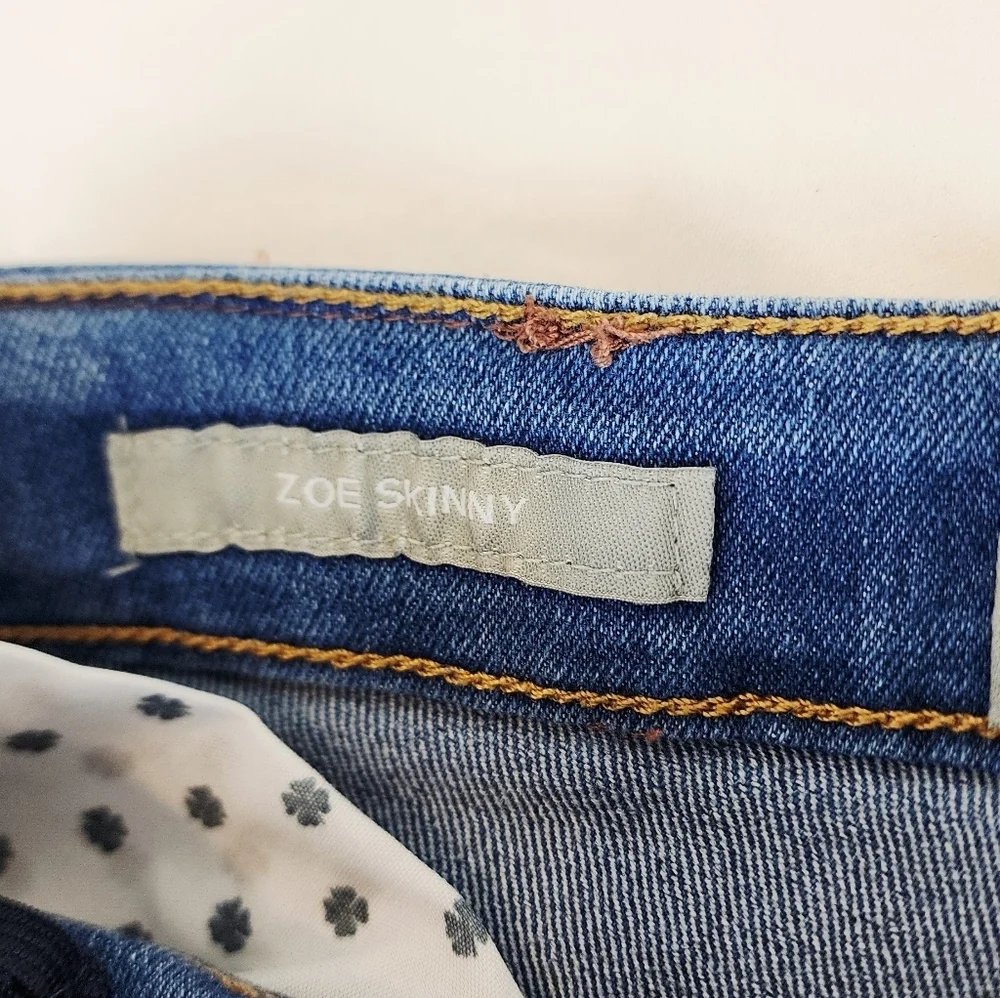 Lucky Brand Zoe Skinny Distressed Jeans Pants NEW
